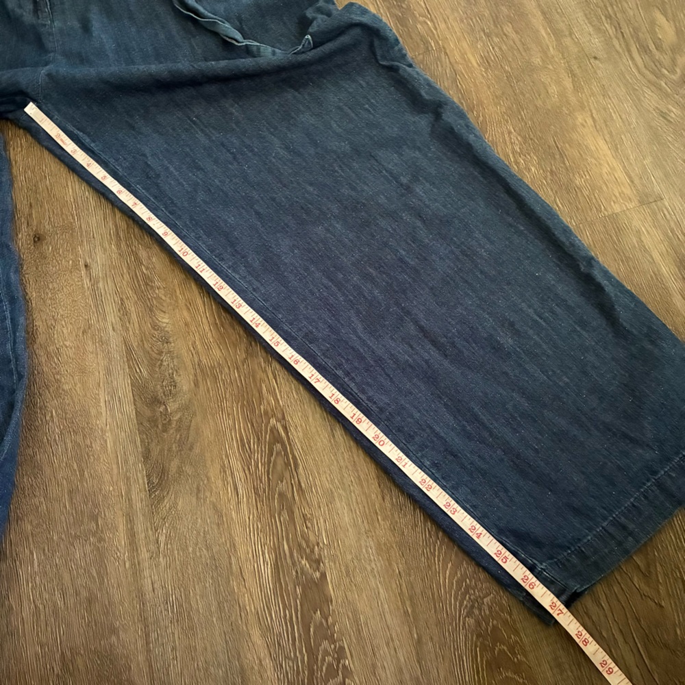 J. Crew High Rise Paper-bag Pant In Chambray - Picture 6 of 6